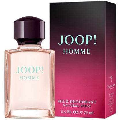 JOOP Homme Mild Deodorant Natural Spray 75ml for Men, New & Boxed, UK