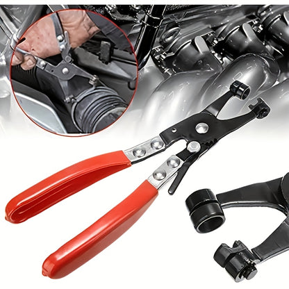 4pcs Set of Multifunctional Hose Clamp Pliers – Fuel Line Disconnection And Removal Tool Set for Car Maintenance, Suitable for Car And Truck Maintenance, Industrial And Home Repairs, Disassembly Tools, Fuel Water Pipe Maintenance