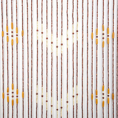 27 Beaded Wood Beaded Door Curtain Screen Room Divider Hanging Door Curtain Home Decoration