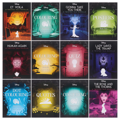 Disney: Advent Calendar Twisted Tales With 24 Books Box Set Including Twisted Story Content - Ages 12-16 - Paperback