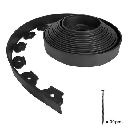 10-50m Garden Isolation Strips, Garden Edge Decorative Border Landscape Strips Ground Stakes, Edge High-piled Stakes for No-dig Garden Boundaries, Lawn Edge Fences, Suitable for Flower Beds And Grasslands