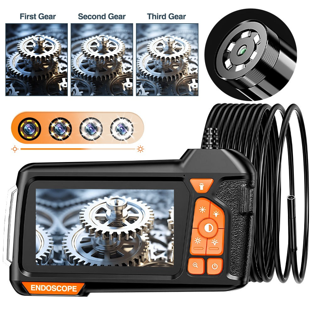Endoscope Camera 1080P HD 5.5mm Inspection Snake Camera 4.3 Inch IPS LCD Display LED Borescope for Car Pipe Plumbing Home