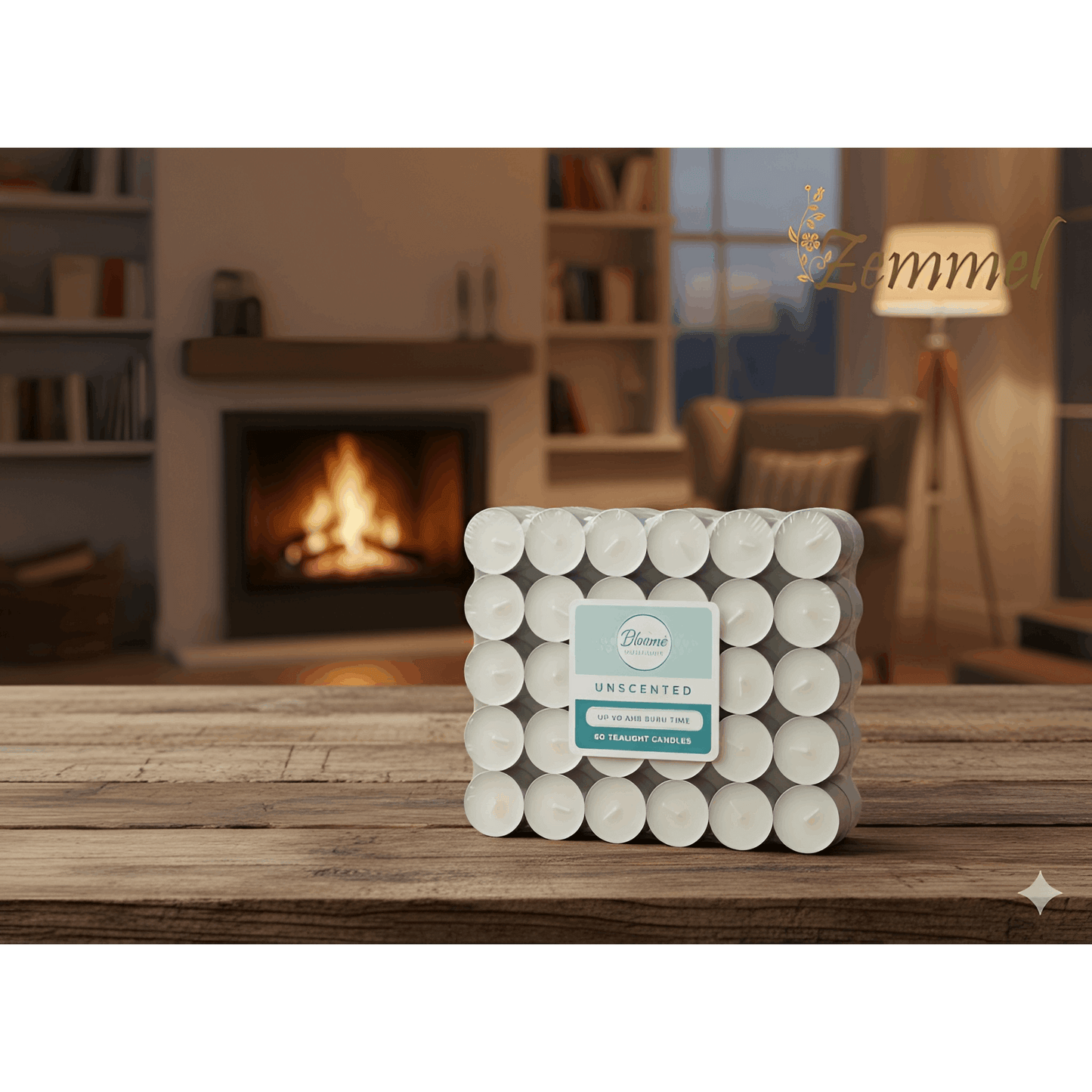 White Tealight Candles 60pcs 4 Hour Burn Time For Long Events