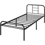 Bed Frame with 3ft, 136kg, Metal, Single Metal 3ft High Curved Headboard - product gallery image 3