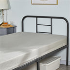 Bed Frame with 3ft, 136kg, Metal, Single Metal 3ft High Curved Headboard - product gallery image 8