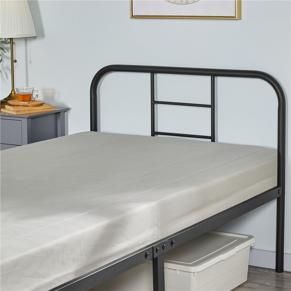 Bed Frame with 3ft, 136kg, Metal, Single Metal 3ft High Curved Headboard - product gallery image 8