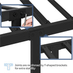 Bed Frame with Easy Assembly, 32cm, Metal Single, Double King Under-Bed Storage - product gallery image 14