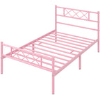Bed Frame with Easy Assembly, 32cm, Metal Single, Double King Under-Bed Storage - product gallery image 4