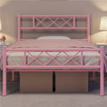 Bed Frame with Easy Assembly, 32cm, Metal Single, Double King Under-Bed Storage