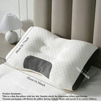 Bed Pillow with 2pcs, 48*74cm, 1/2pcs Soft Hotel Pillows, Low Profile - product gallery image 4