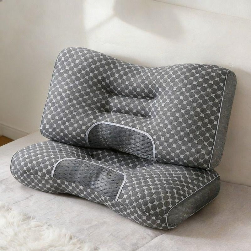 Bed Pillow with 2pcs, 48*74cm, 1/2pcs Soft Hotel Pillows, Low Profile - product gallery image 5