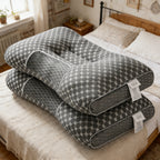 Bed Pillow with 2pcs Neck High Quality Core, Ergonomic - product gallery image 3