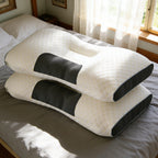 Bed Pillow with 2pcs Neck High Quality Core, Ergonomic