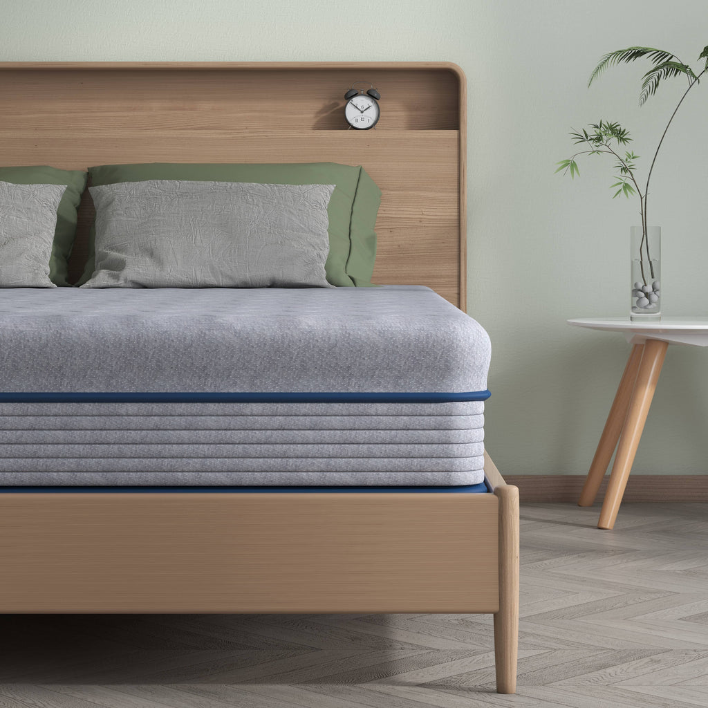Bedroom & Bedding with 23cm, Memory Foam, Pocket Spring Hybrid Mattress Memory Foam - Single(90x190x23cm) option
