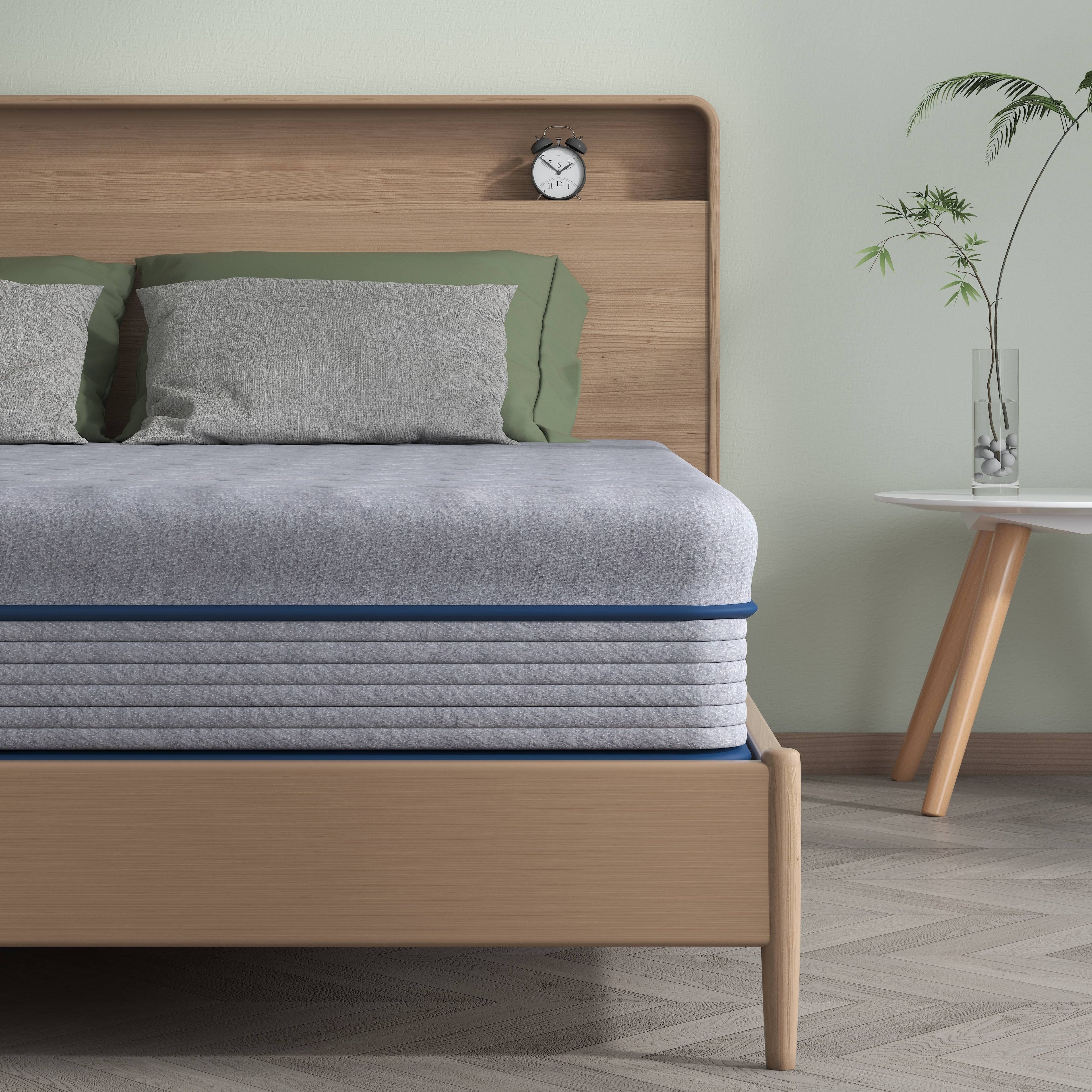 Bedroom & Bedding with 23cm, Memory Foam, Pocket Spring Hybrid Mattress Memory Foam - Single(90x190x23cm) option