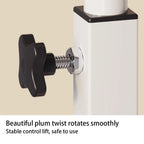 Bedside Table with Adjustable Height, Wheels, Lockable, Metal - product gallery image 18