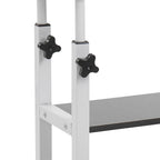 Bedside Table with Adjustable Height, Wheels, Lockable, Metal - product gallery image 21