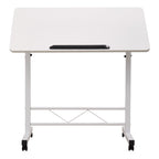 Bedside Table with Foldable, Wheels, 89cm, Metal, 1pc - product gallery image 10
