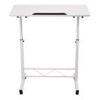 Bedside Table with Foldable, Wheels, 89cm, Metal, 1pc - product gallery image 11