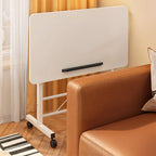 Bedside Table with Foldable, Wheels, 89cm, Metal, 1pc - product gallery image 7