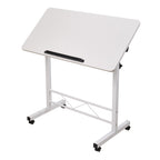 Bedside Table with Foldable, Wheels, 89cm, Metal, 1pc - product gallery image 9
