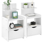 Bedside Table with Space-Saving, 5cm, Wood for living rooms - product gallery image 11