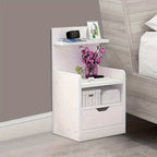 Bedside Table with Space-Saving, 5cm, Wood for living rooms - product gallery image 3