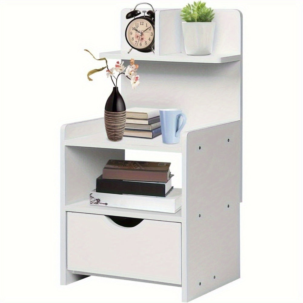 Bedside Table with Space-Saving, 5cm, Wood for living rooms - product gallery image 5