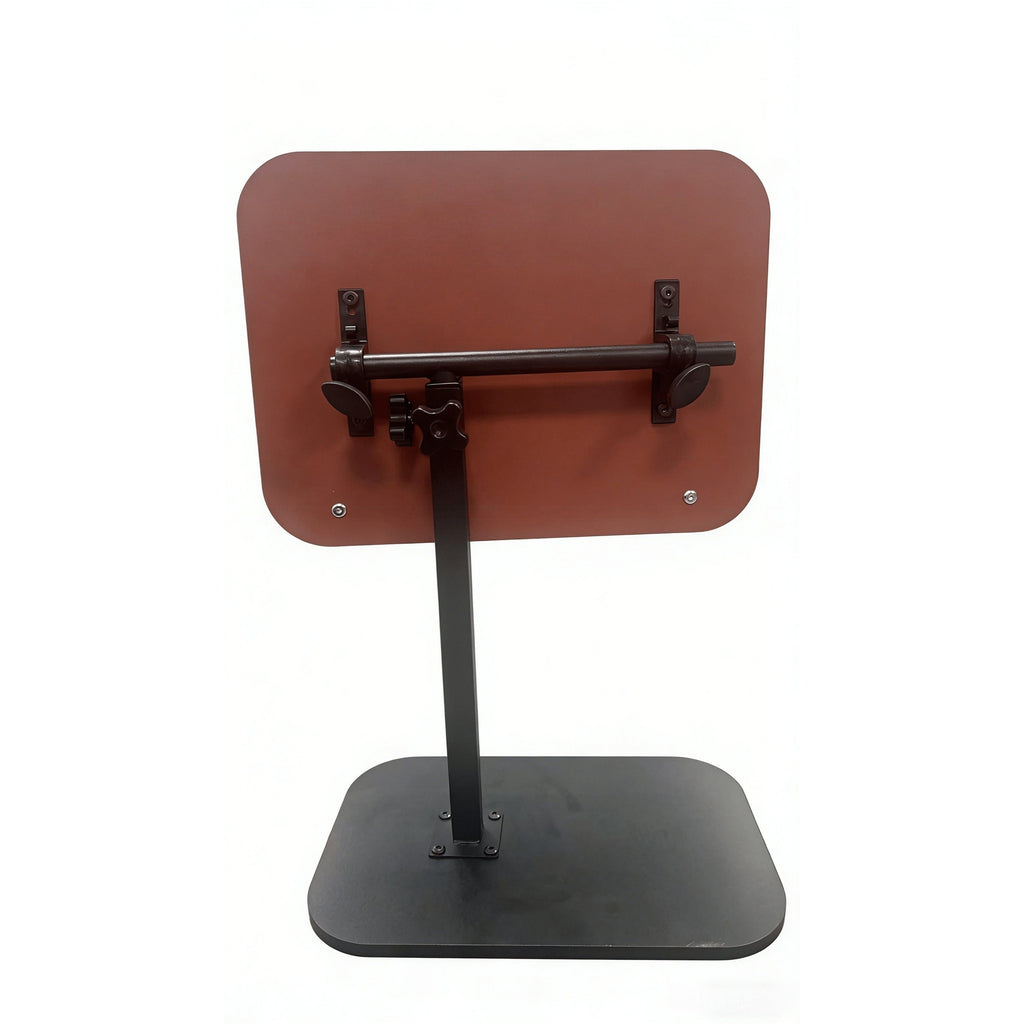 Bedside Table with Space-Saving, Adjustable Height, Metal, Wood - product gallery image 9