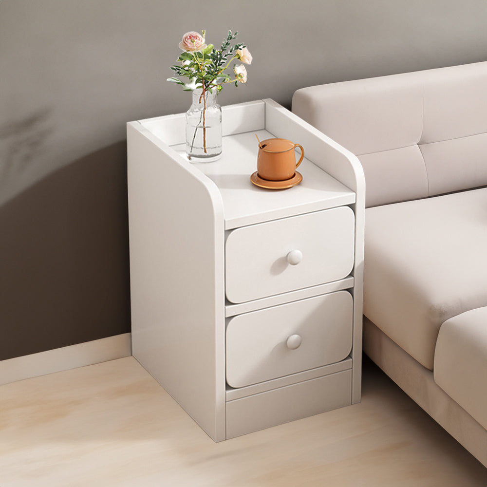 Bedside Table with Space-Saving, Wood, W30 x D34 x H50cm - product gallery image 5
