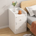 Bedside Table with Space-Saving, Wood, W30 x D34 x H50cm