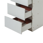 Bedside Table with Wood, 32 (L) x 30 (W) x 59 (H) cm - product gallery image 10