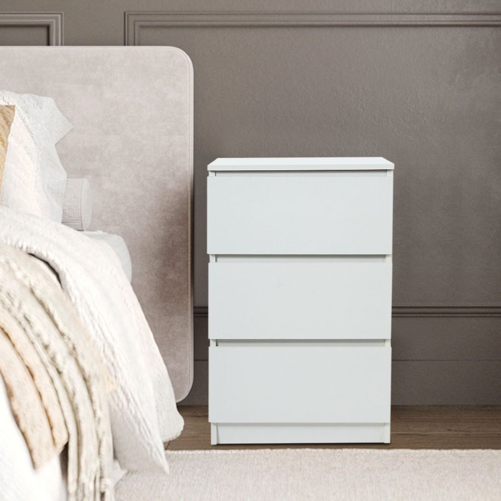 Bedside Table with Wood, 32 (L) x 30 (W) x 59 (H) cm - product gallery image 5