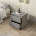 Bedside Table with Wood, 32x30x41cm, Drawer Wooden Bedroom Cabinet No Handle