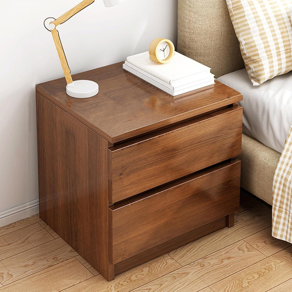 Bedside Table with Wood, 32x30x41cm, Wooden Drawers Compact Nightstand Side Storage - product gallery image 2