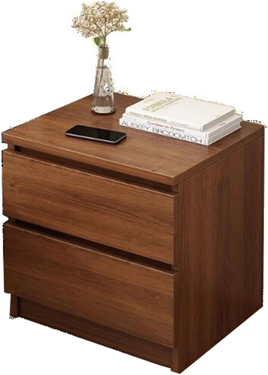 Bedside Table with Wood, 32x30x41cm, Wooden Drawers Compact Nightstand Side Storage - product gallery image 5