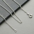 Belcher Chain Necklace Sterling Silver mm with 2 mm - product gallery image 7