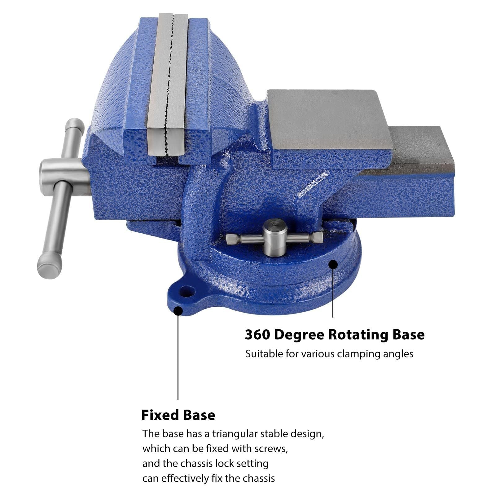 Bench Vice with 125mm, Inch Heavy Duty Cast Iron Degree - product gallery image 20
