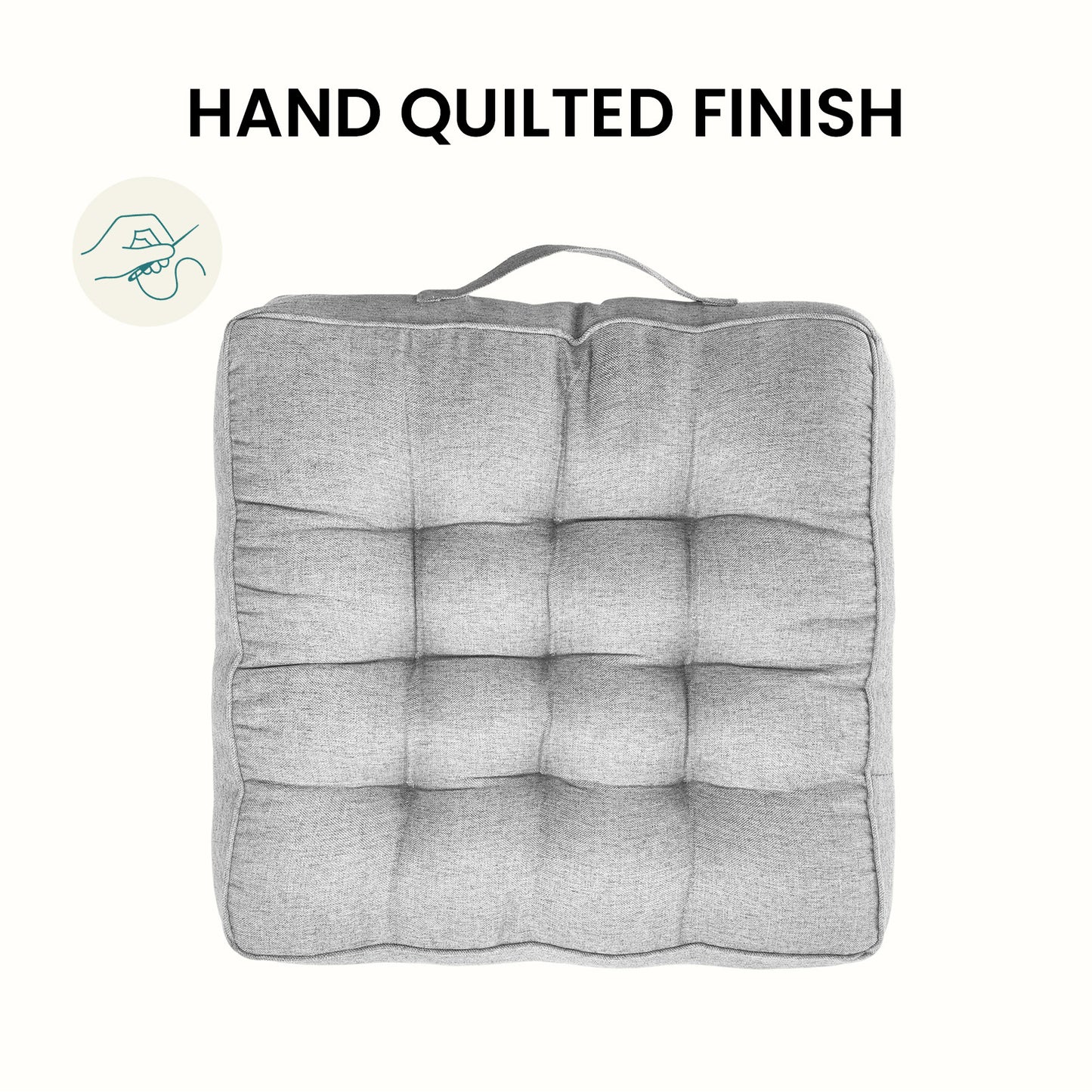 Chair Cushions Tufted Garden Kitchen Chair Cushion with Handle Strap Comfortable Chair Pads for Dining Room Kitchen