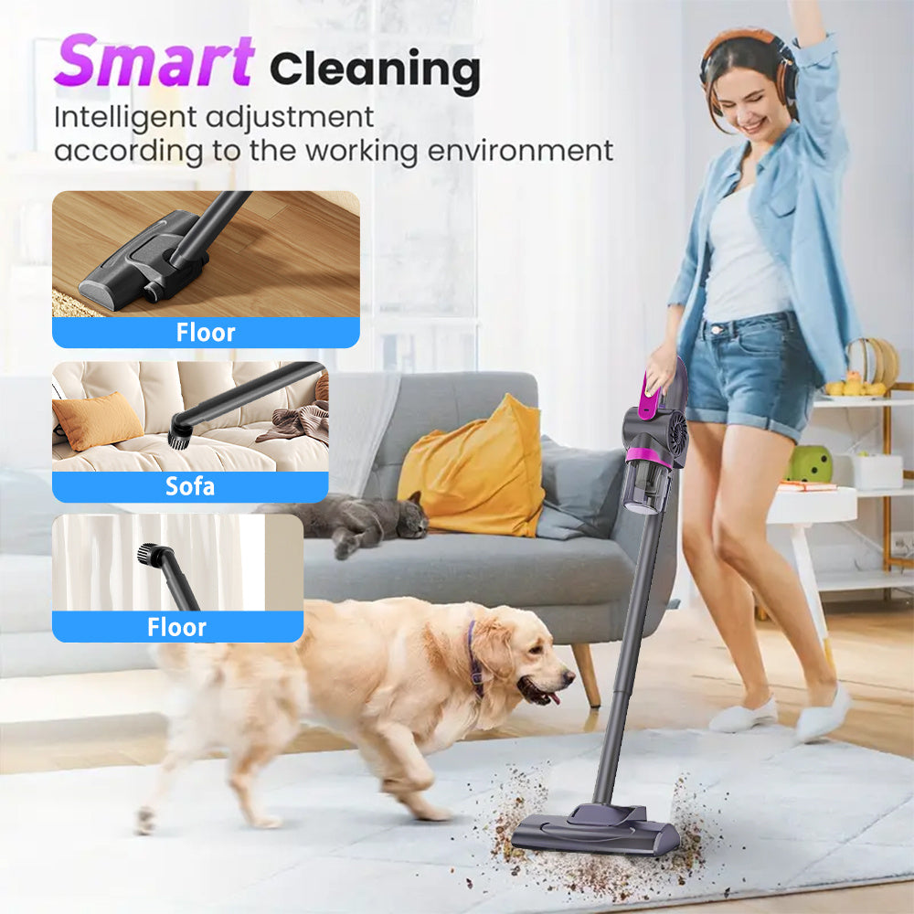 Upgraded 4-In-1 Cordless Handheld Stick Vacuum Cleaner, Super Lightweight Handheld Vacuum - 150W, 8500 Pa Strong Suction, High-Speed Motor, Large Dust Cup, Vacuuming & Mopping & Sweeping, Suitable for Home, Carpet, Office