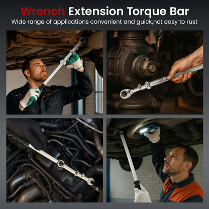 Heavy-Duty Wrench Extender Bar,Premium Metal Splitting Bar Tube, Ergonomic Wrench Handle Extension