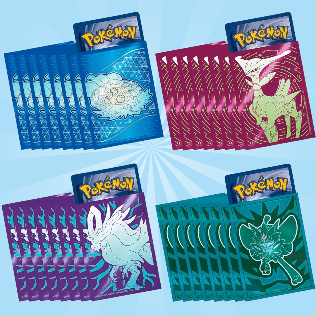 Elite Trainer Box Sleeves for Pokémon - 65pcs | Random Selection, Protection for Collectible Cards