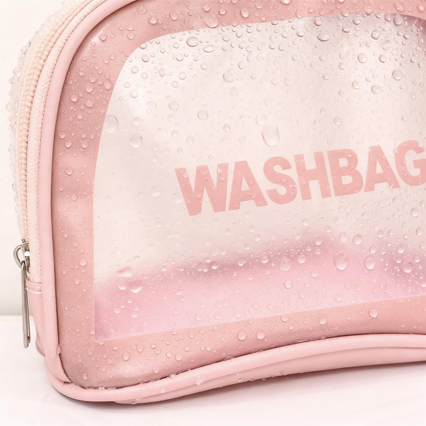 LIVHOME 4pcs Clear Toiletry Bags, Waterproof PVC Travel Makeup Bags, Transparent Wash Bags for Women and Girls, Multi-Sized Closet Organizer for Toiletries, Cosmetics, and Wardrobe Storage