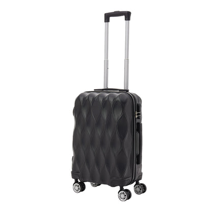 Luggage Sets of 2 Piece, Suitcase Set, Cabin Suitcase with Wheels, Hand Luggage Suitcase and Toiletry Bag with Beauty Case, 20''+14'' Inch