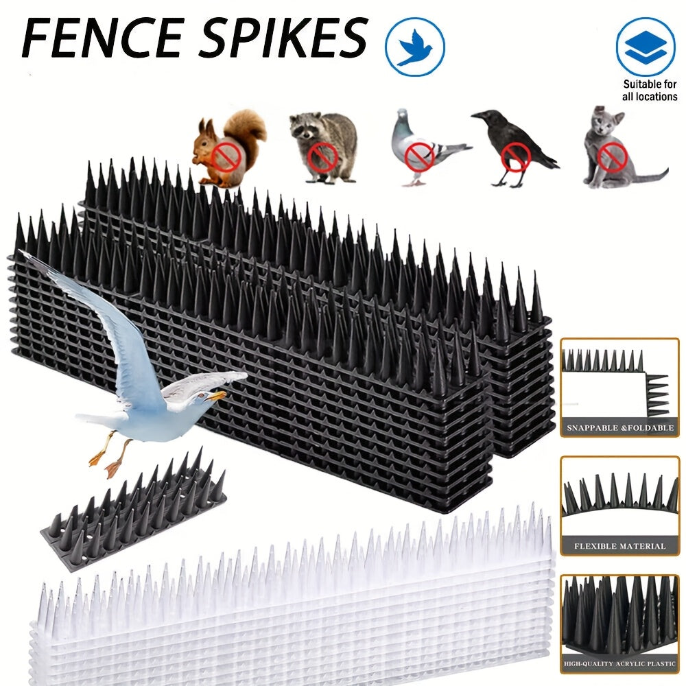 Bird Deterrent with 10m, 20m, Wood, Anti-Bird Spikes Walls Fences 10m or - product gallery image 2