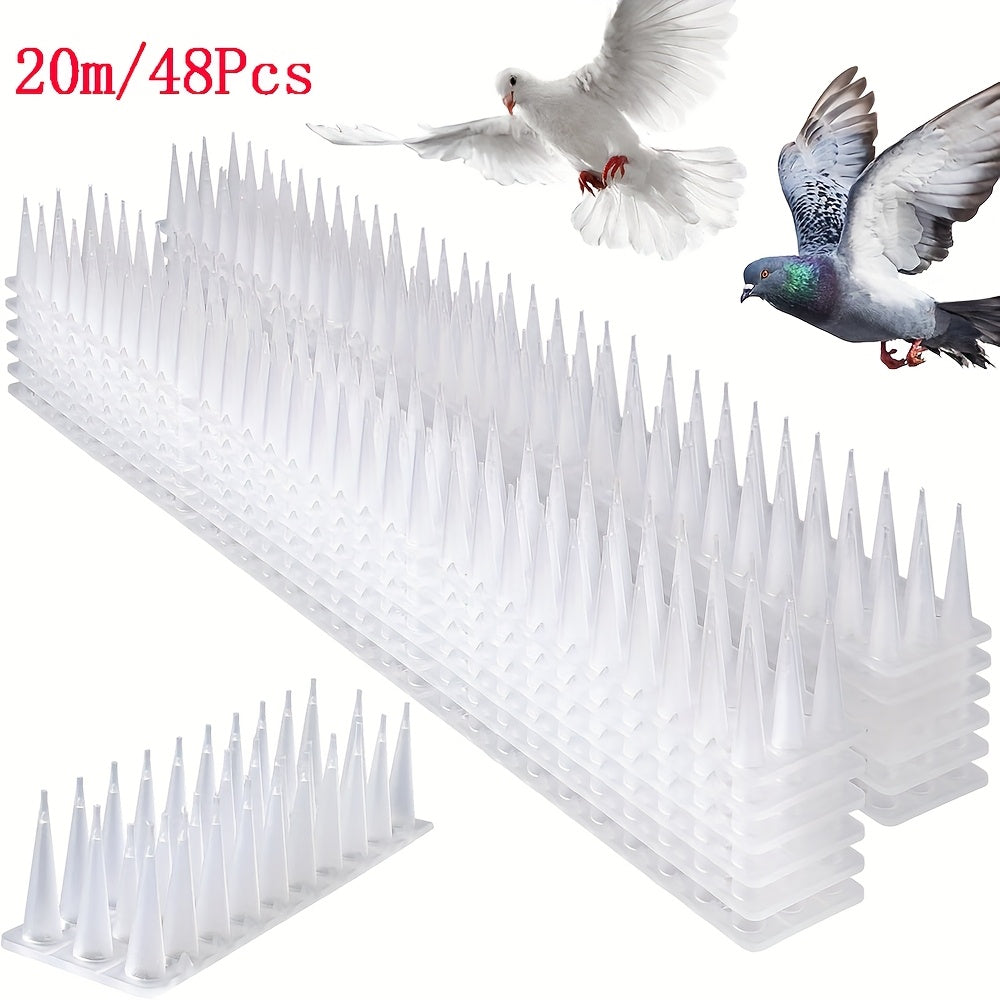 Bird Deterrent with 10m, 20m, Wood, Anti-Bird Spikes Walls Fences 10m or - product gallery image 3