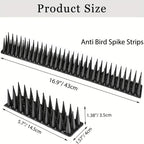 Bird Deterrent with 10m, 20m, Wood, Anti-Bird Spikes Walls Fences 10m or - product gallery image 4