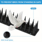 Bird Deterrent with 10m, 20m, Wood, Anti-Bird Spikes Walls Fences 10m or - product gallery image 6