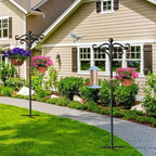 Bird Feeder Poles & Stand with Adjustable Height, 196cm, Metal - product gallery image 7