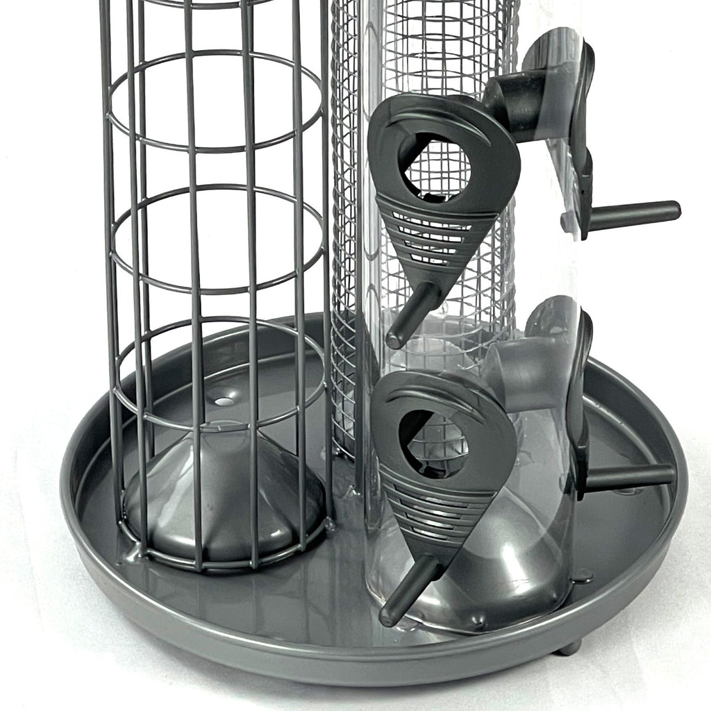 Bird Feeder with 36cm, Metal, 3 in 1 Bird Feeder for gardens and patios - product gallery image 10